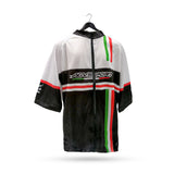 AGV Jersey - Black White Red Green MaximomotoUK