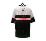 AGV Jersey - Black White Red Green MaximomotoUK