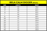 bela calm digger winter textile pant black size chart