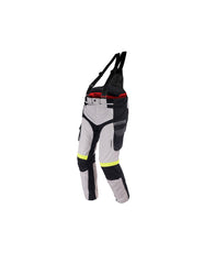 bela crossroad extreme wp textile pant black, ice and yellow front side view
