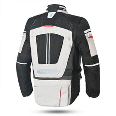 bela crossroad extreme wr the winter jacket ice-gray and black back side view
