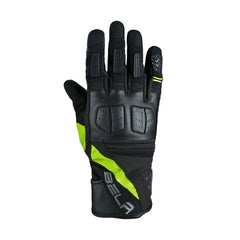 bela highway winter black and yellow flouro gloves back side view