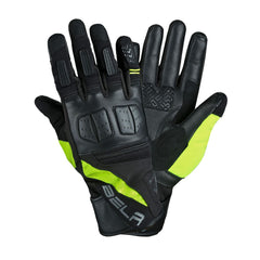 bela highway winter black and yellow flouro gloves whole view