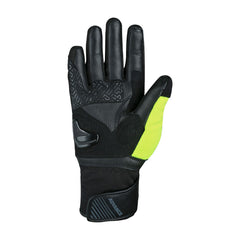 bela highway winter black and yellow flouro gloves front side view