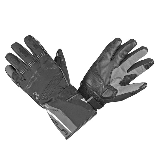 bela iglo black and gray gloves whole view 
