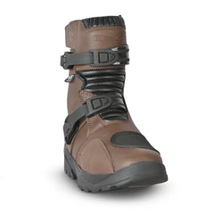 bela junior short touring boot brown front side view