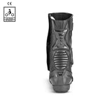 bela master man racing boot black and gray back side view