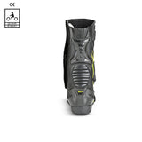 bela master man racing boot black and yellow flouro back side view