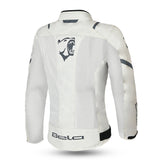 bela mesh pro lady textile jacket ice back side view