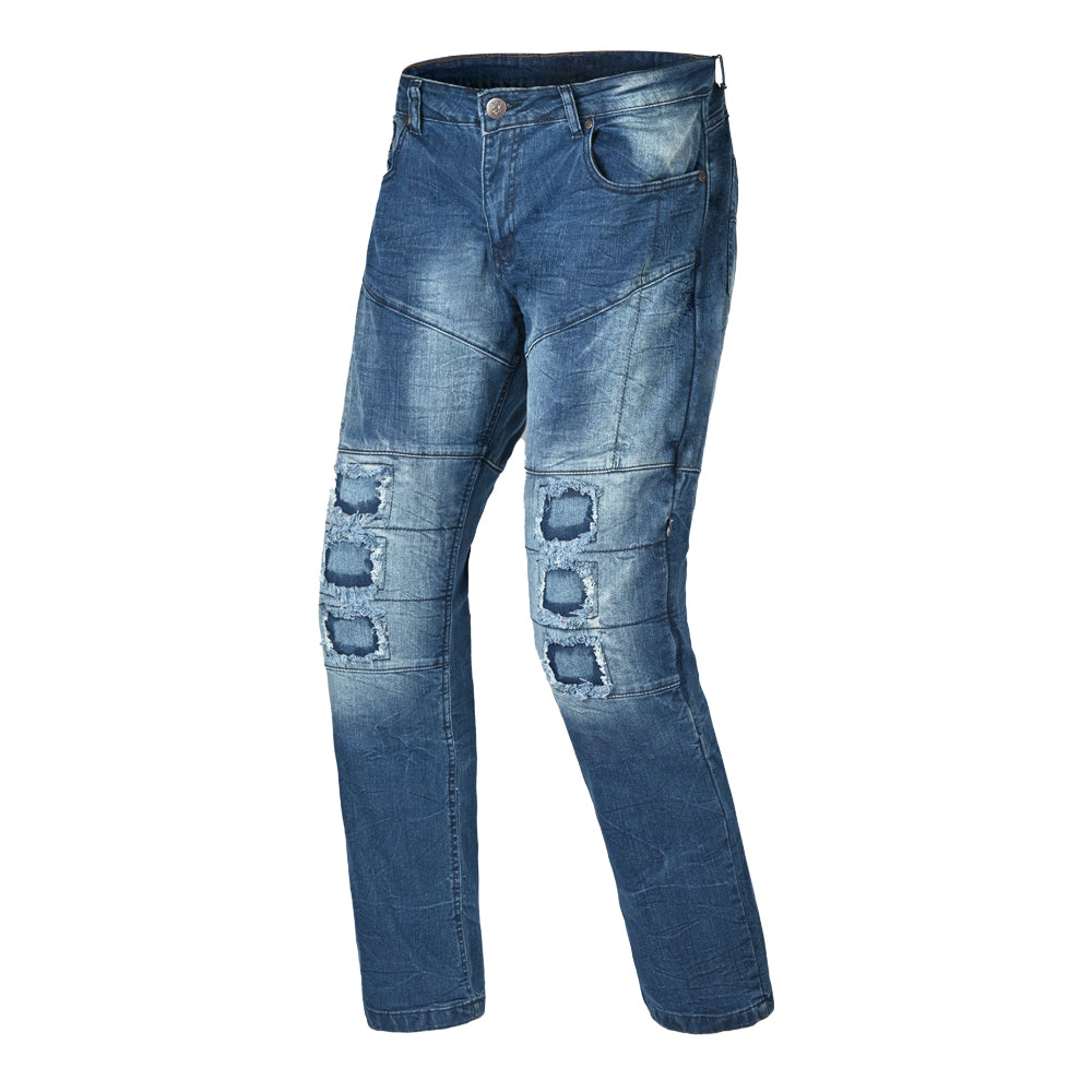 BELA Piston Short Leg - Denim Jeans - Blue MaximomotoUK