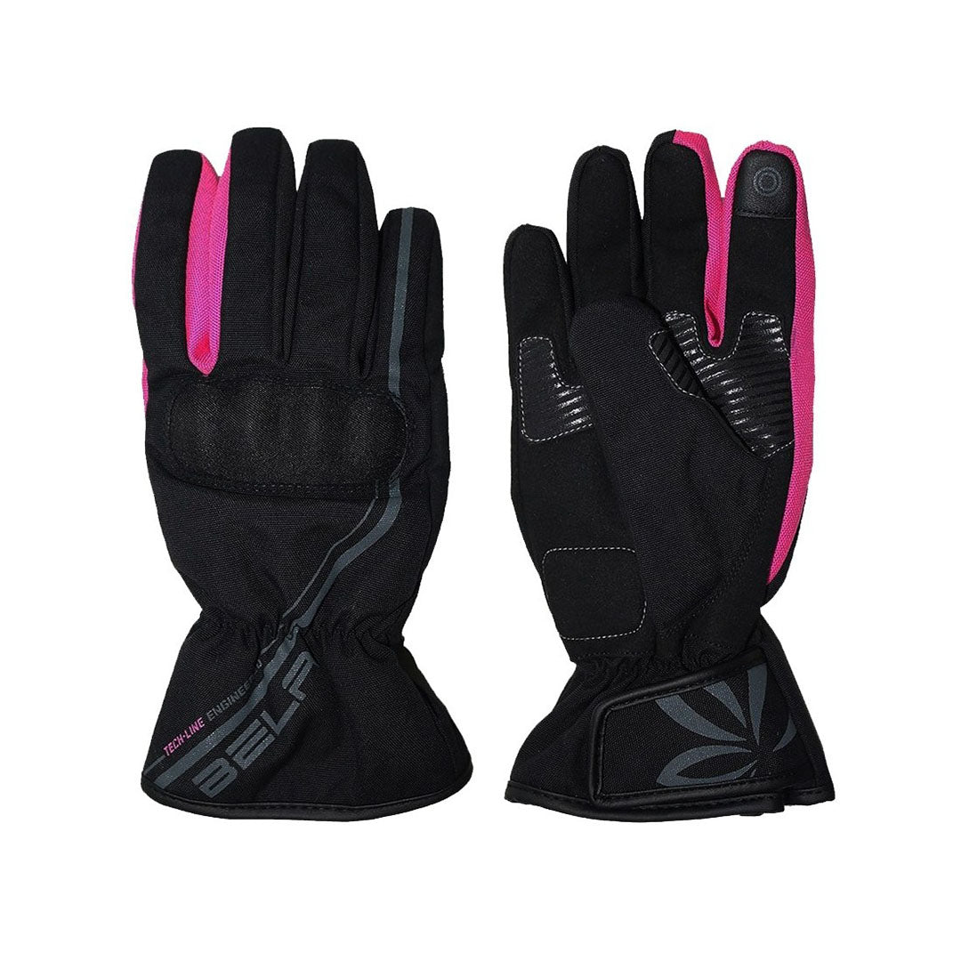BELA Rebel Lady - Gloves - Black Pink MaximomotoUK