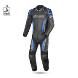 bela rocket man mix kangaroo 2 pc black and blue racing suit front side view 