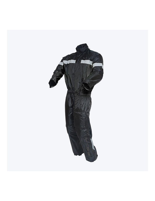 Bela Camou Rain Suit - Black MaximomotoUK