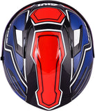 GIVI H506 - Glossy White Blue Red MaximomotoUK