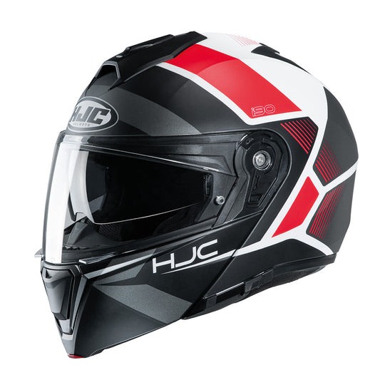 HJC I90 Hollen MC1SF Red Motorbike Helmet MaximomotoUK