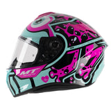 MT Targo Frog B28 Gloss Pink helmet MaximomotoUK