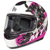 MT Thunder Breeze (Kids) White & Pink MaximomotoUK