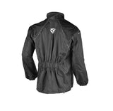 R-TECH Camou Waterproof Rain Tracker Jacket  - Black MaximomotoUK