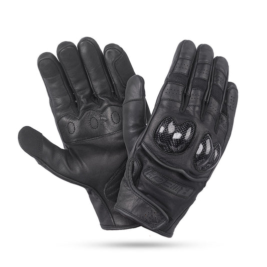 r-tech falcon black gloves front and back view