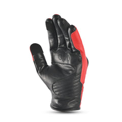 r-tech falcon black and red gloves front side view