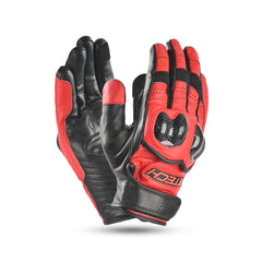 R-TECH Falcon- Gloves - Black Red MaximomotoUK
