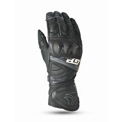 r-tech gp black gloves back side view
