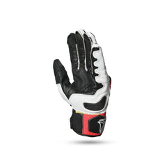 R-TECH Rocco Racing Gloves - BLACK FLOURO RED MaximomotoUK