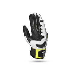 R-TECH Rocco Racing Gloves - BLACK YELLOW FLOURO MaximomotoUK