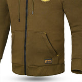 R-TECH Route 91 - Hoodie - Olive Green MaximomotoUK