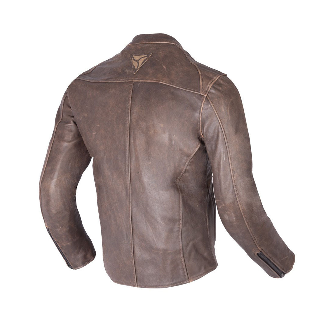 R-TECH Street Rider - Leather Jacket - Brown MaximomotoUK