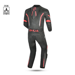SHUA Infinity - 1 PC Racing Suit - Black Red MaximomotoUK
