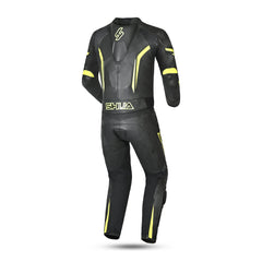 SHUA Infinity - 2 PC Racing Suit - Black Yellow MaximomotoUK