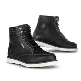 bela brigthon leather boots urban boot black front back