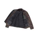 r tech street rider leather jacket brown maximomotouk